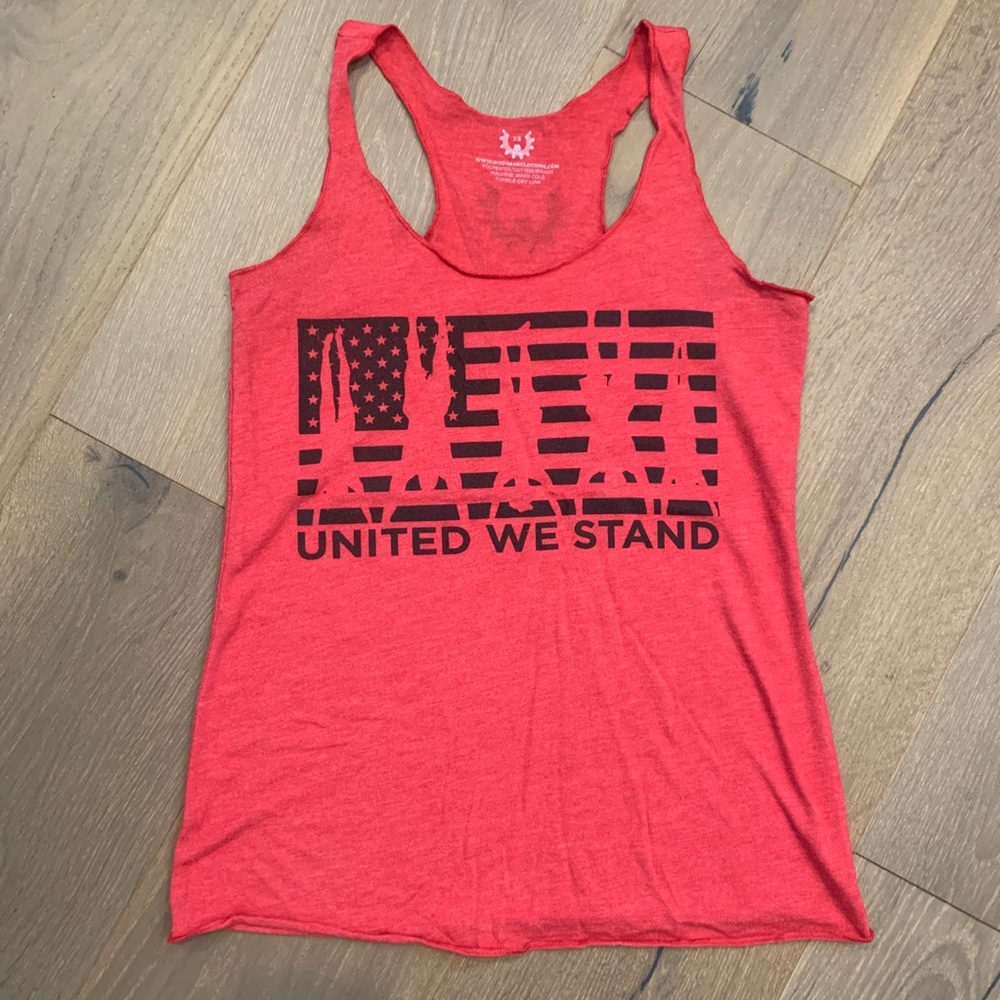 WODGEAR “United we stand” tank, red xs